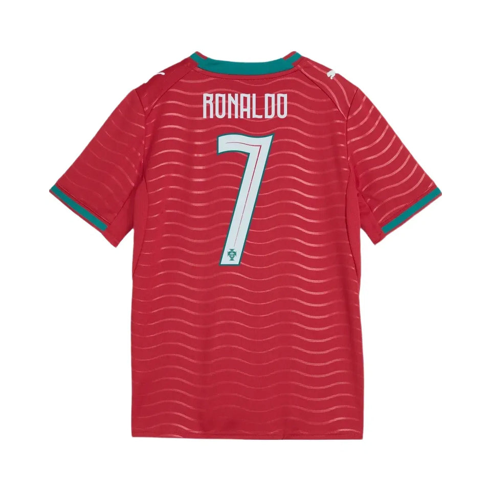 FIFA 2026 Portugal Home Ronaldo 7 Jersey - Youth