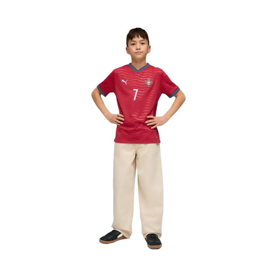 FIFA 2026 Portugal Home Ronaldo 7 Jersey - Youth