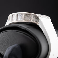 Richard Mille Automatic Winding Lifestyle Flyback Chronograph Rm72-01 White Gold with Diamond Setting
