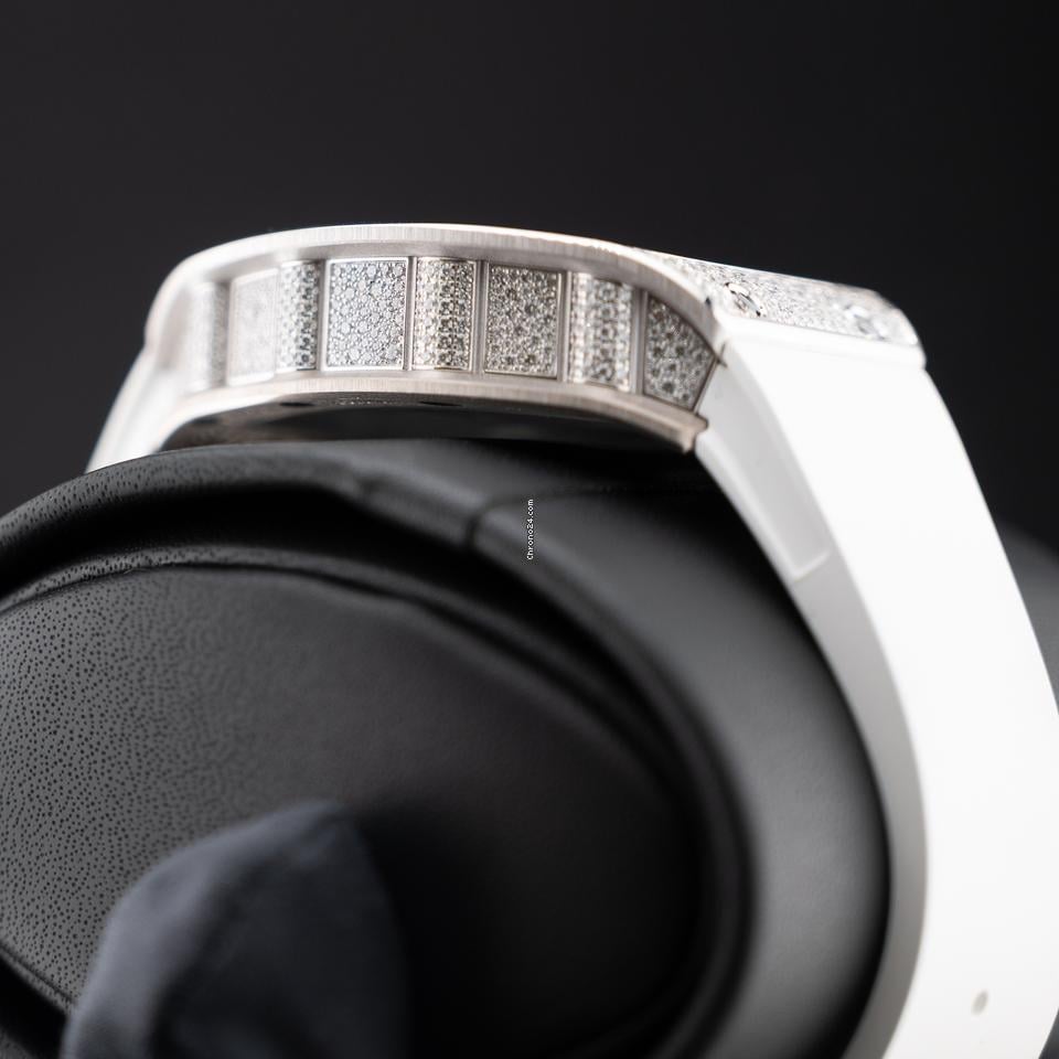 Richard Mille Automatic Winding Lifestyle Flyback Chronograph Rm72-01 White Gold with Diamond Setting