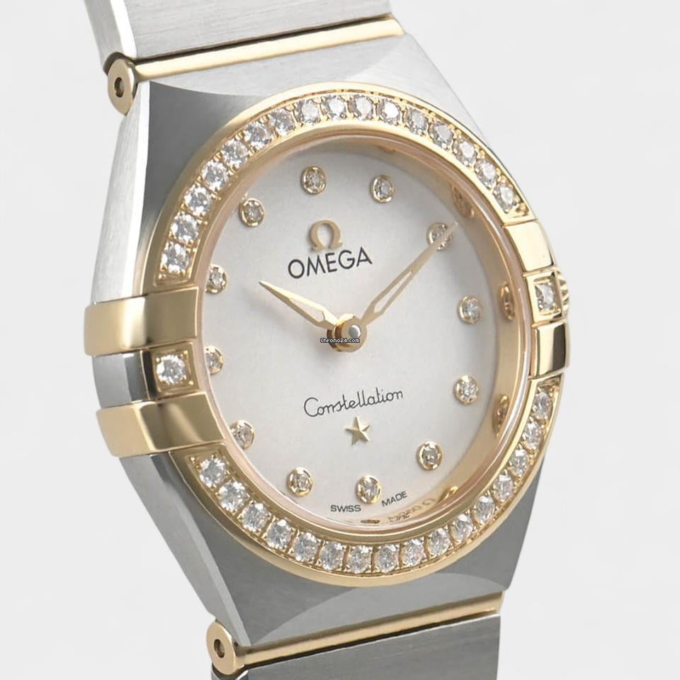Omega Constellation Ladies Co-Axial Chronometer Steel&Yellow gold / 35 mm Box&Papers 123.25.35.20.52.002