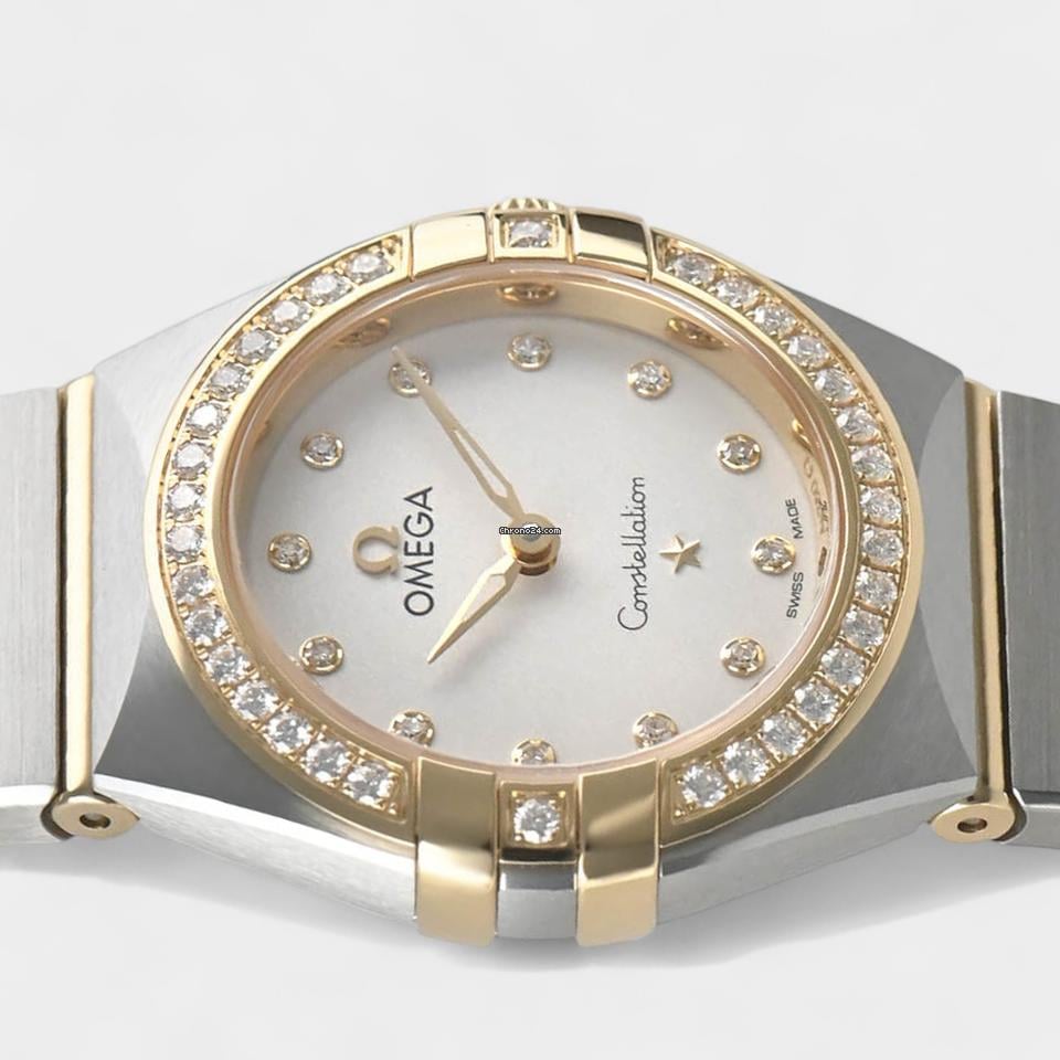 Omega Constellation Ladies Co-Axial Chronometer Steel&Yellow gold / 35 mm Box&Papers 123.25.35.20.52.002