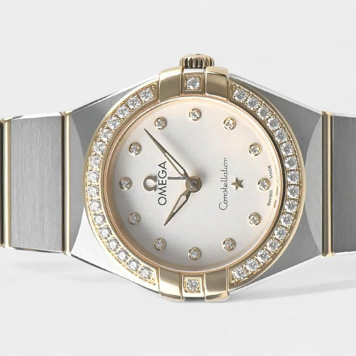 Omega Constellation Ladies Co-Axial Chronometer Steel&Yellow gold / 35 mm Box&Papers 123.25.35.20.52.002