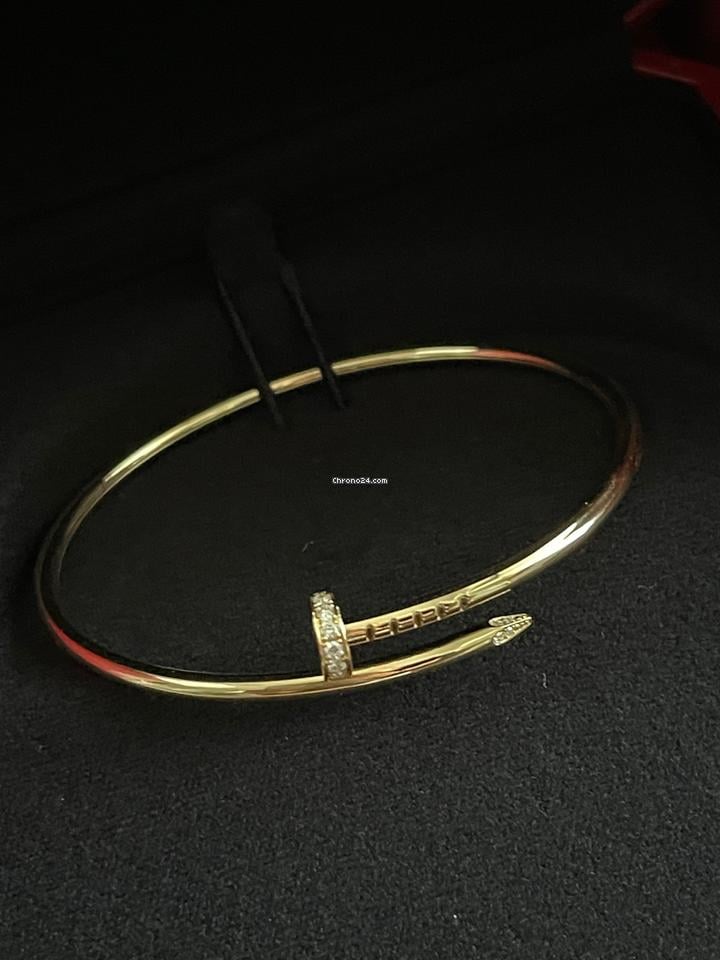 Cartier JUSTE UN CLOU BRACELET SMALL MODEL DIAMONDS New 2025