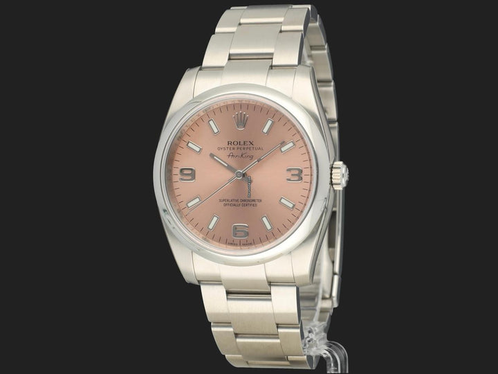 Rolex | Air King | 114200 | Steel | 34 mm | Steel | Pink | Automatic