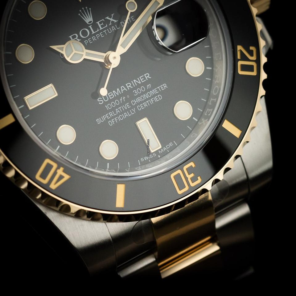 Rolex | Submariner | 116613LN | Gold/Steel | 40 mm | Black | Automatic
