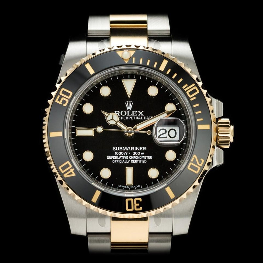 Rolex | Submariner | 116613LN | Gold/Steel | 40 mm | Black | Automatic