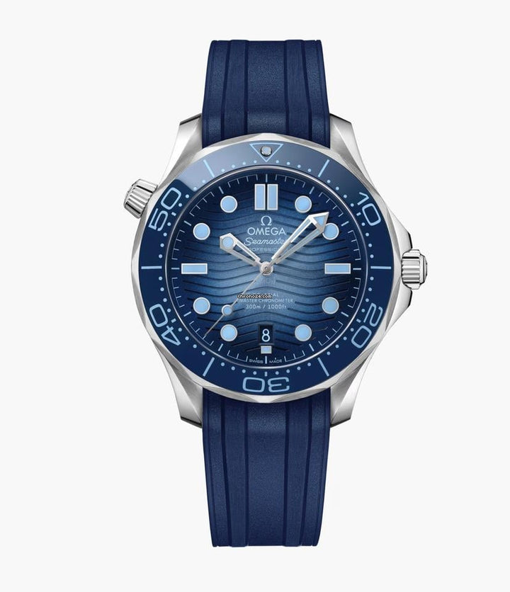 Omega Seamaster Diver 300 MCo-axial Summer Blue Seamaster 210.32.42.20.03.002 , Full Set