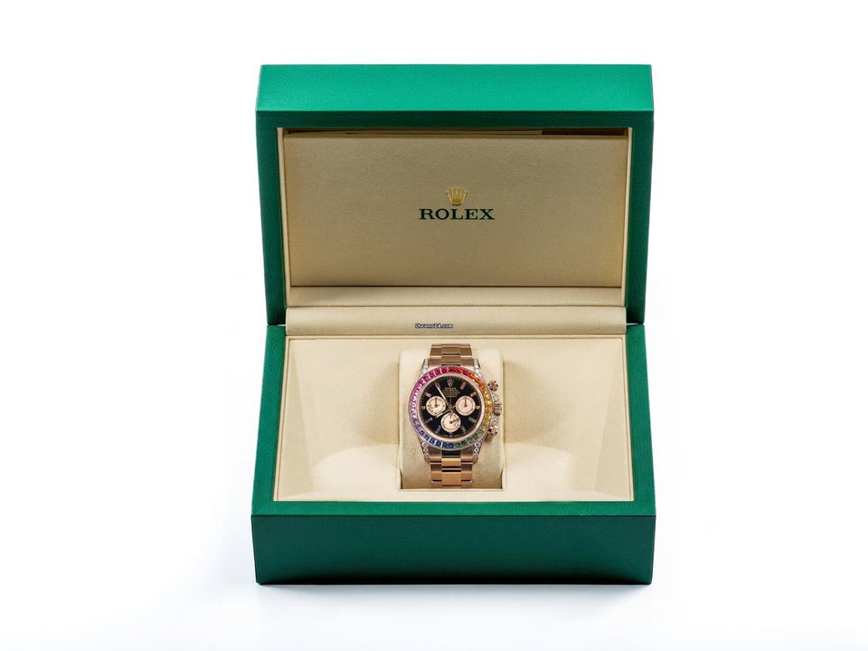 Rolex | Daytona | 126595RBOW | Rose gold | Rose gold | Black | Automatic