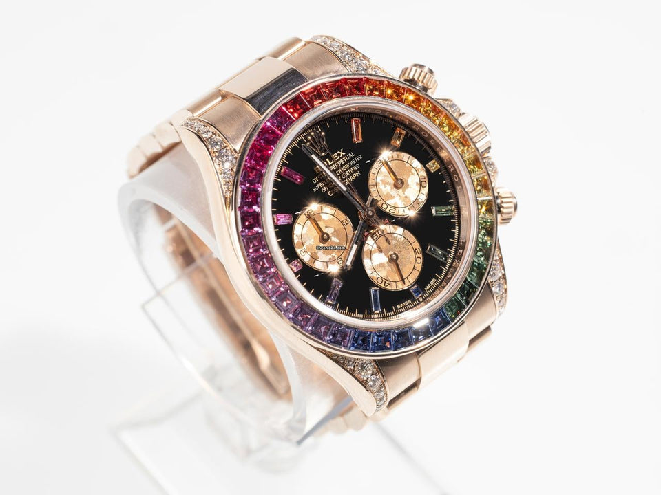 Rolex | Daytona | 126595RBOW | Rose gold | Rose gold | Black | Automatic