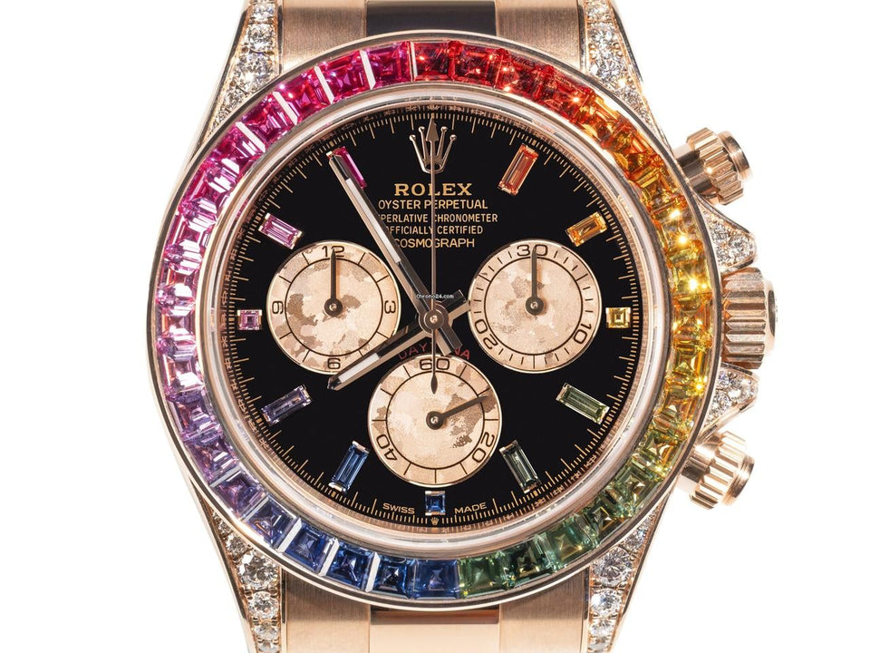 Rolex | Daytona | 126595RBOW | Rose gold | Rose gold | Black | Automatic