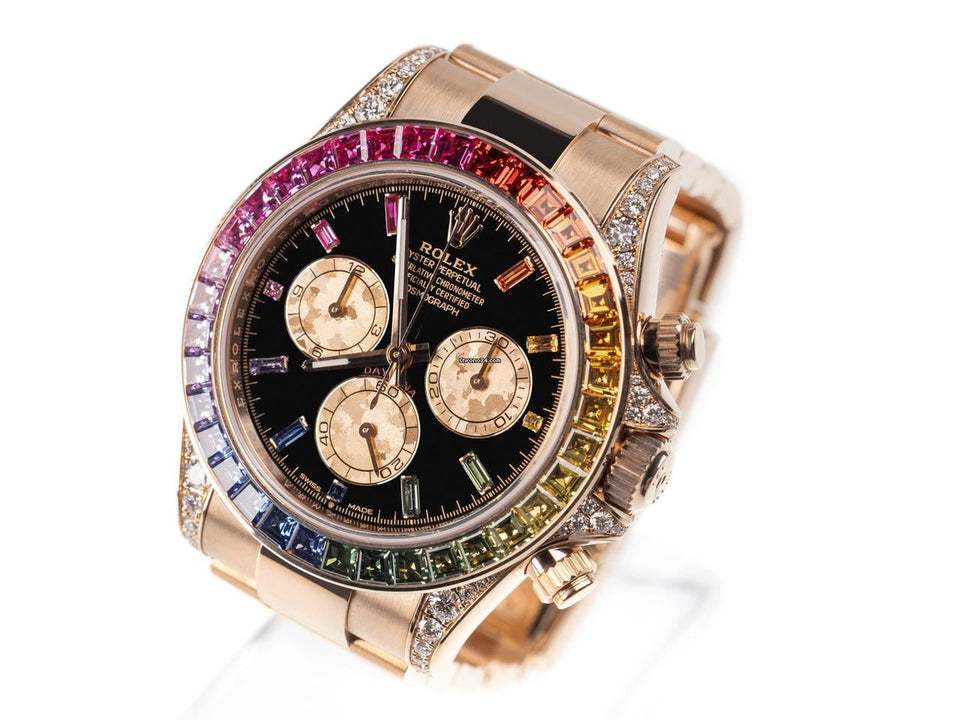 Rolex | Daytona | 126595RBOW | Rose gold | Rose gold | Black | Automatic