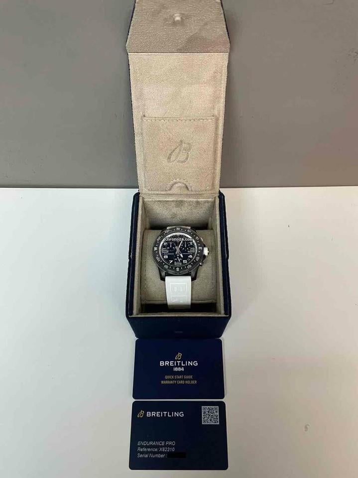 Breitling Endurance Pro Chronograph 44mm Quartz Black Dial Men's X82310 A71 B1 S1