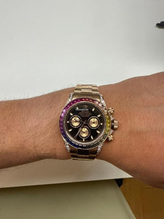 Rolex116505 116505 RAINBOW CUSTOM DIAMONDS EVEROSE