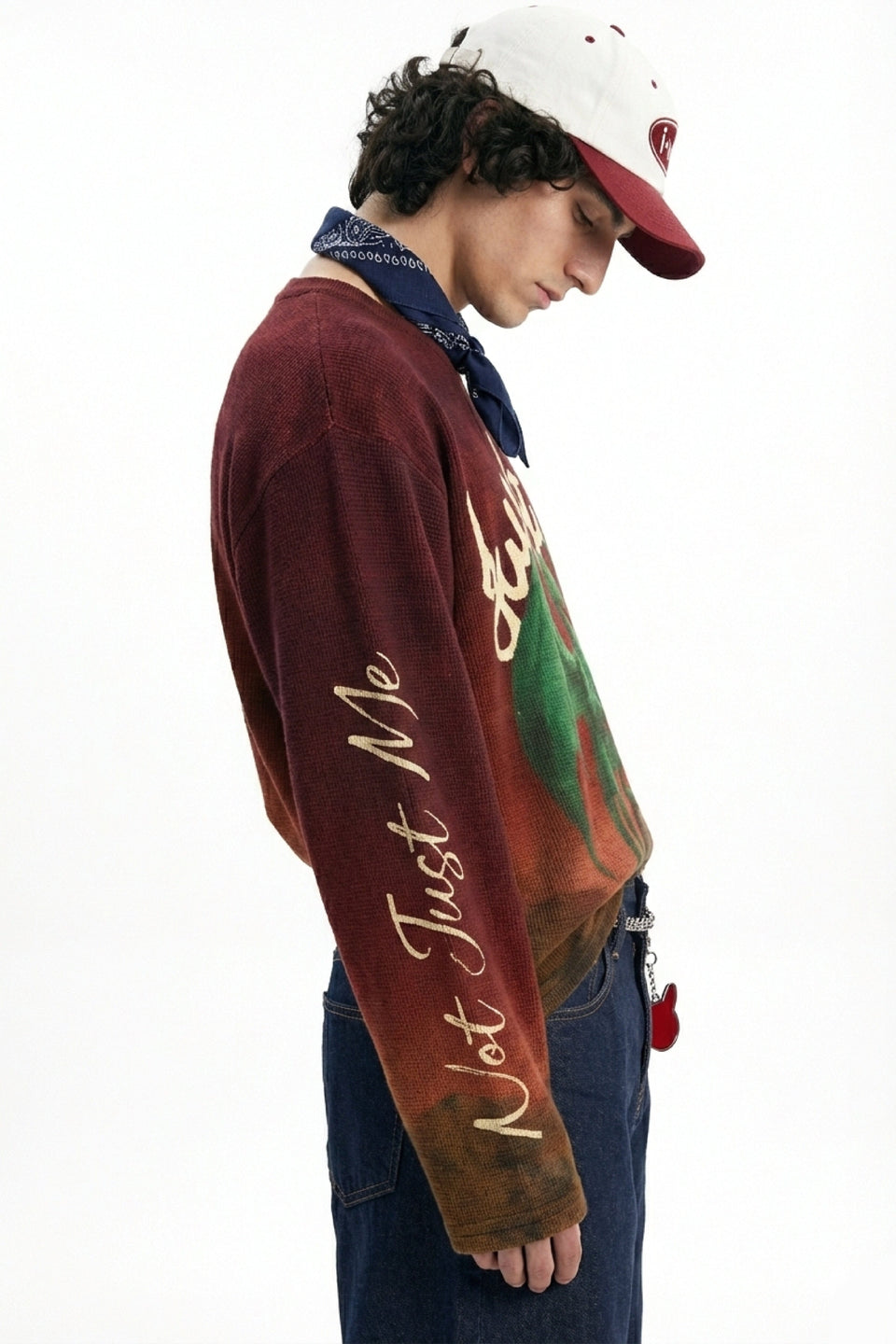 Emerald Dragon Full Sleeve Waffle T-Shirt