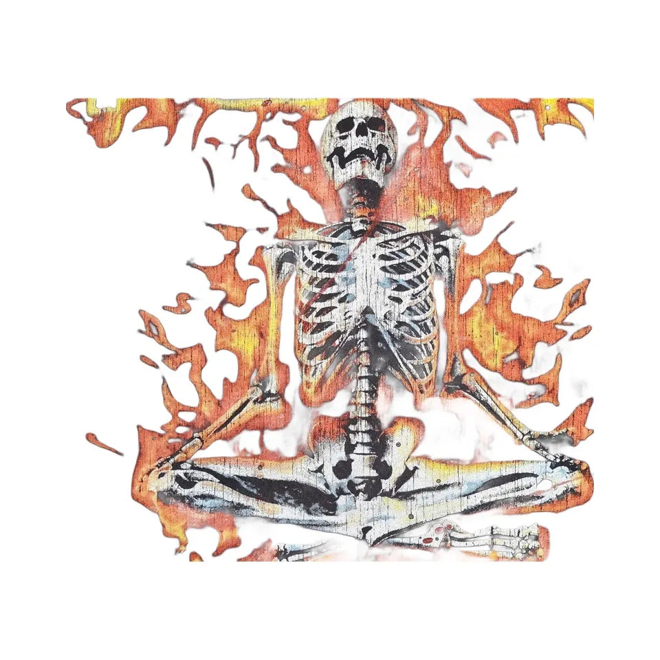 Hellstar Inner Peace Skeleton T-Shirt Black