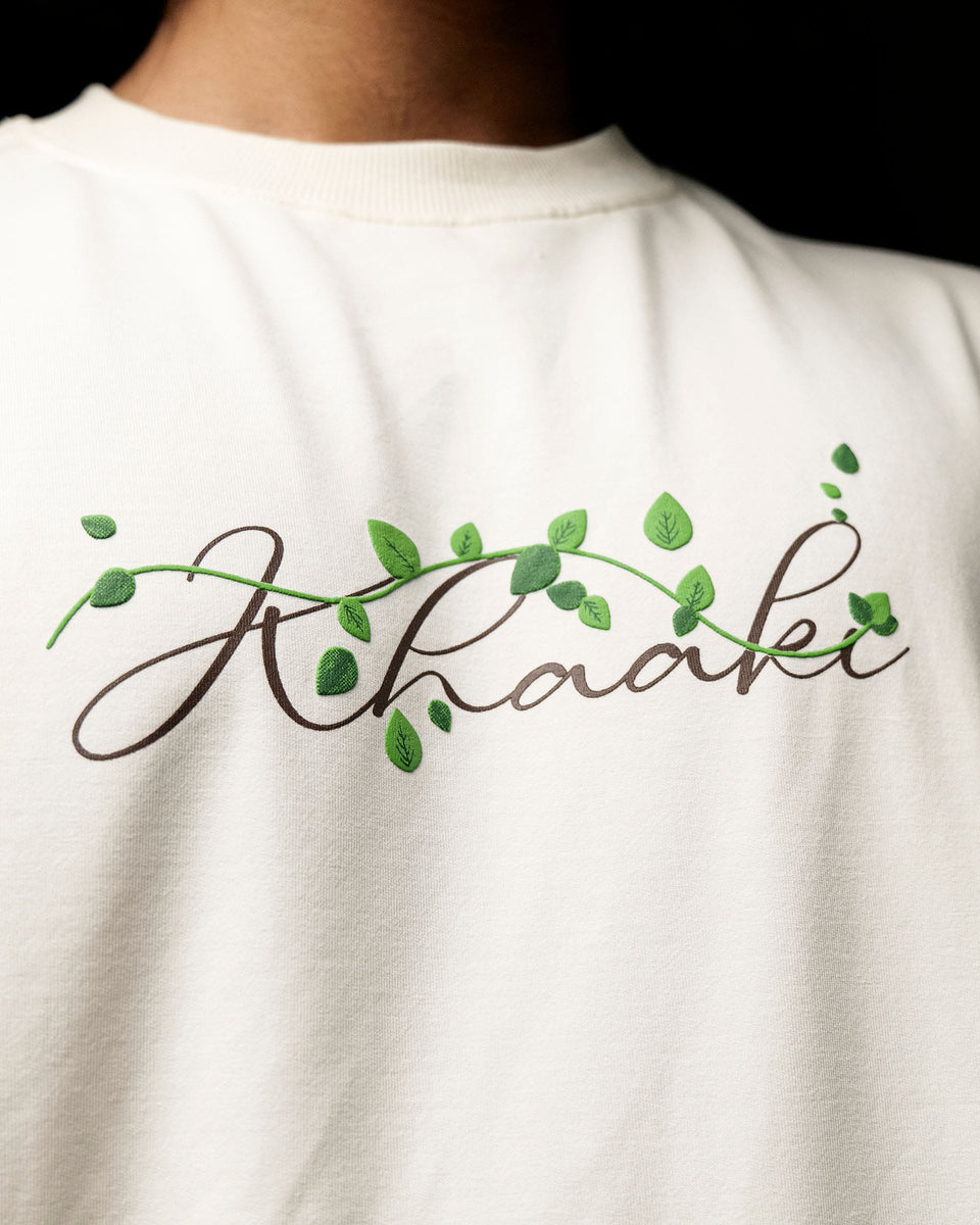 YOLO Branch Tee - Off White Oversized T-Shirt