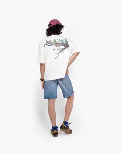 YOLO Branch Tee - Off White Oversized T-Shirt