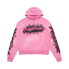 Hellstar Brainwashed Without Brain Hoodie Pink