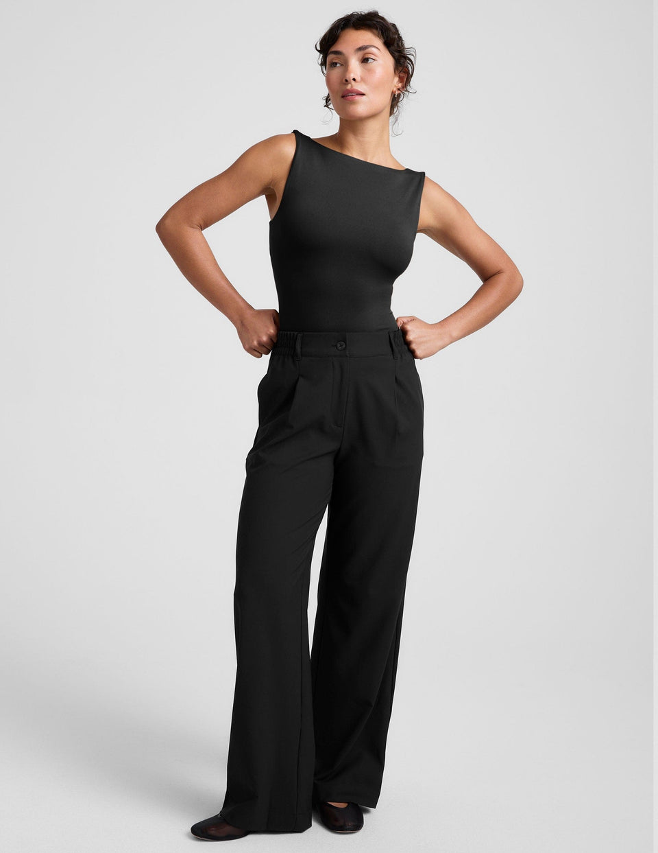 Beyond Yoga Status Wide Leg Trouser 31 Women's