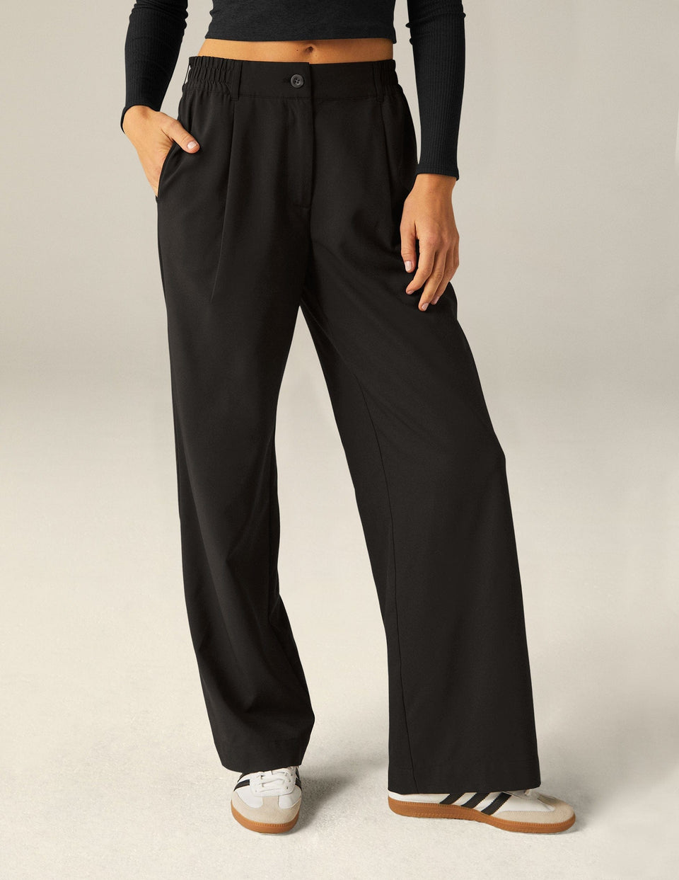 Beyond Yoga Status Wide Leg Trouser 31 Women's