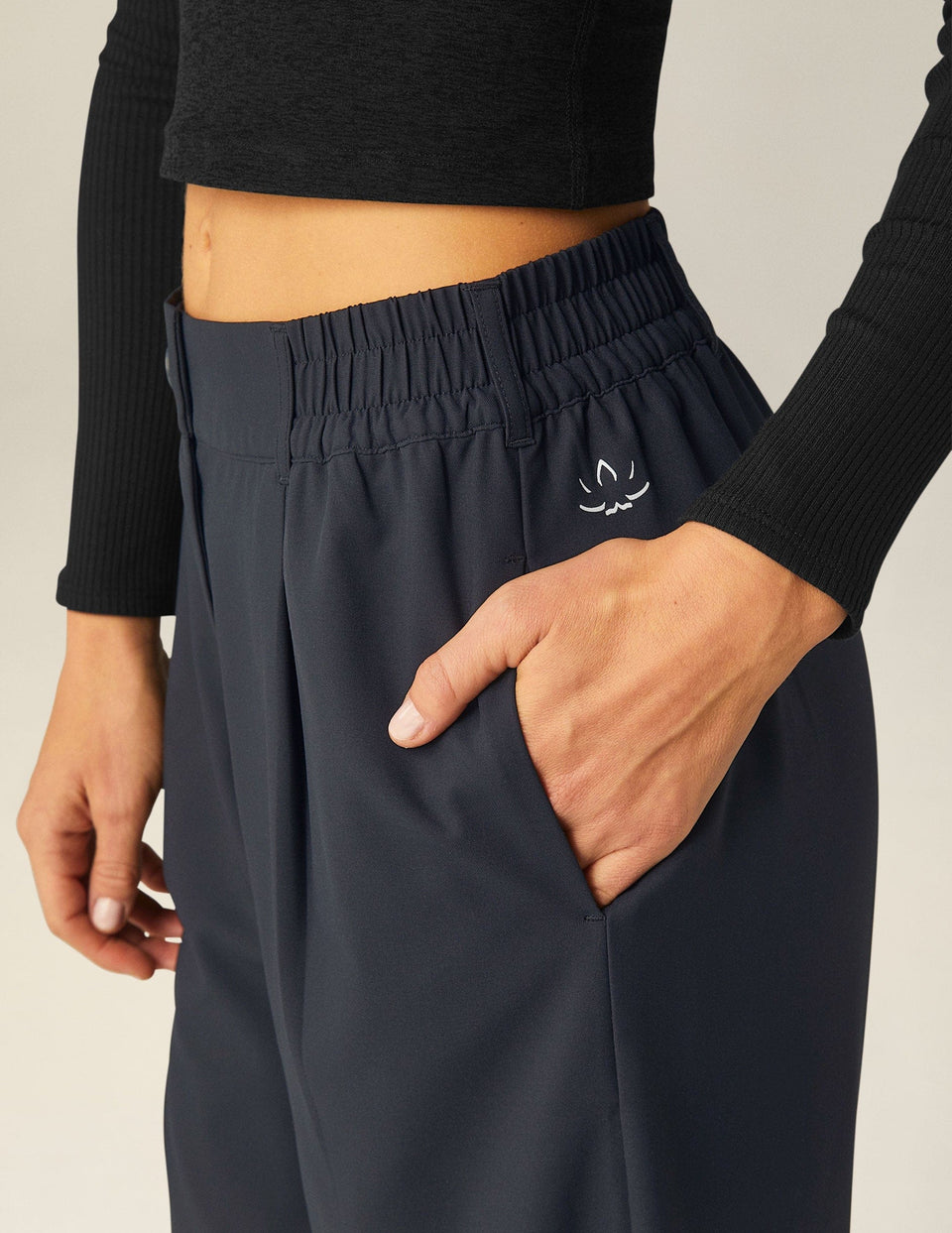 Beyond Yoga Status Wide Leg Trouser 31 Women's