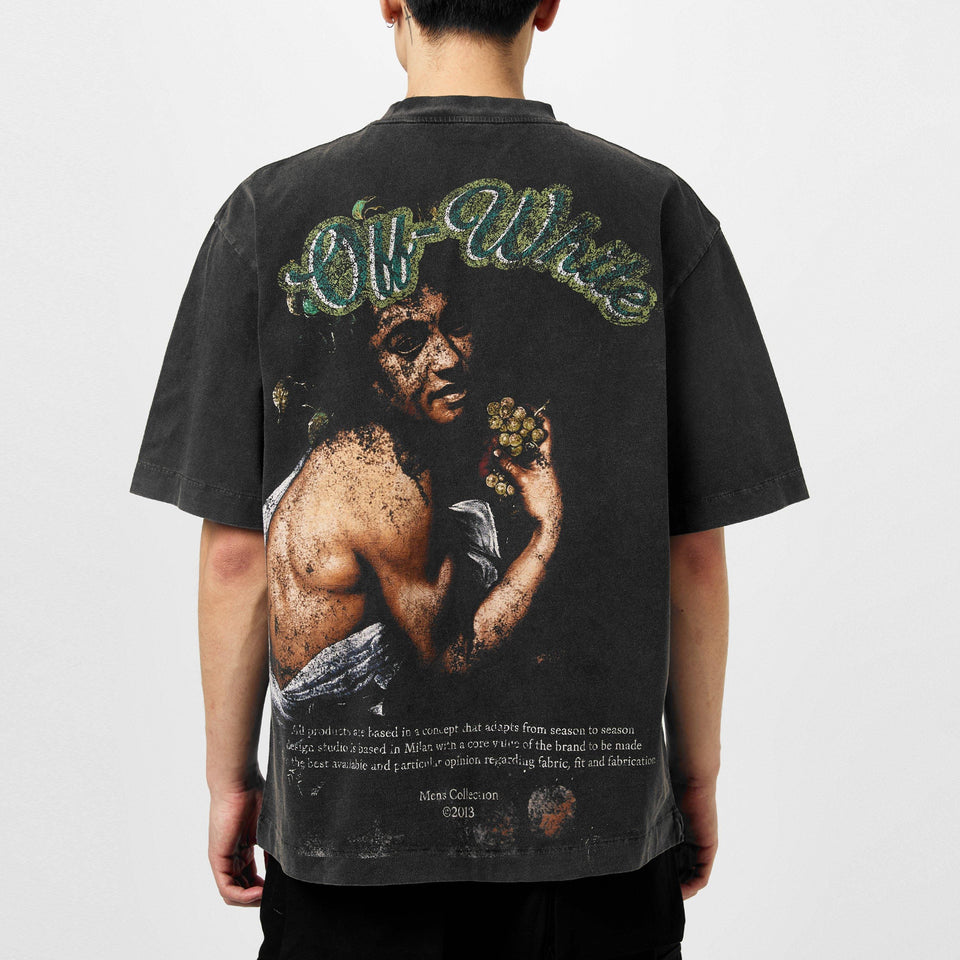 Bacchus Skate Prefaded Distressed T-Shirt