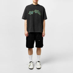 Bacchus Skate Prefaded Distressed T-Shirt