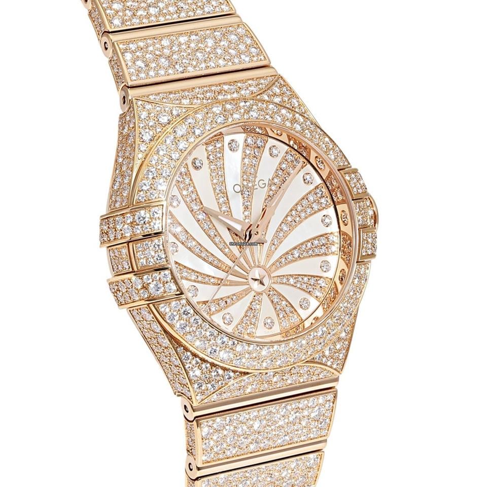 Omega Constellation Ladies123.55.31.20.55.006 Automatic Red gold New