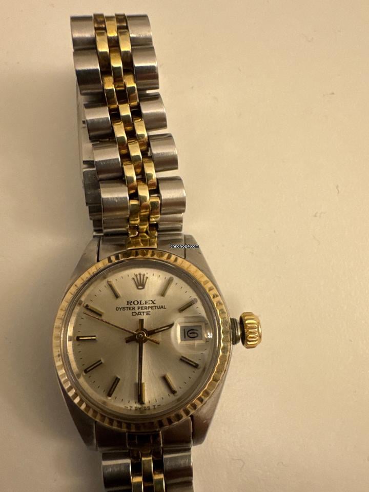 Rolex | Datejust | 6917 | Gold/Steel | 26 mm | Yellow gold | Champagne