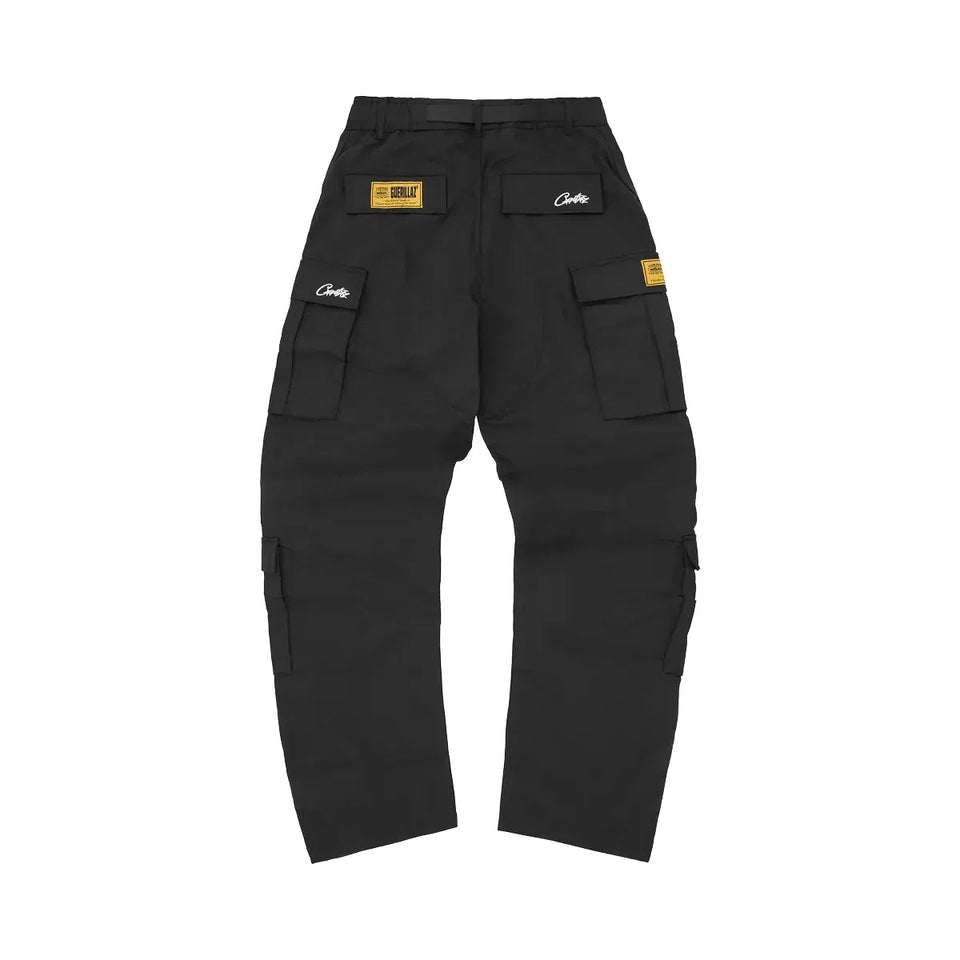 Corteiz Alcatraz Cargo Pant Black