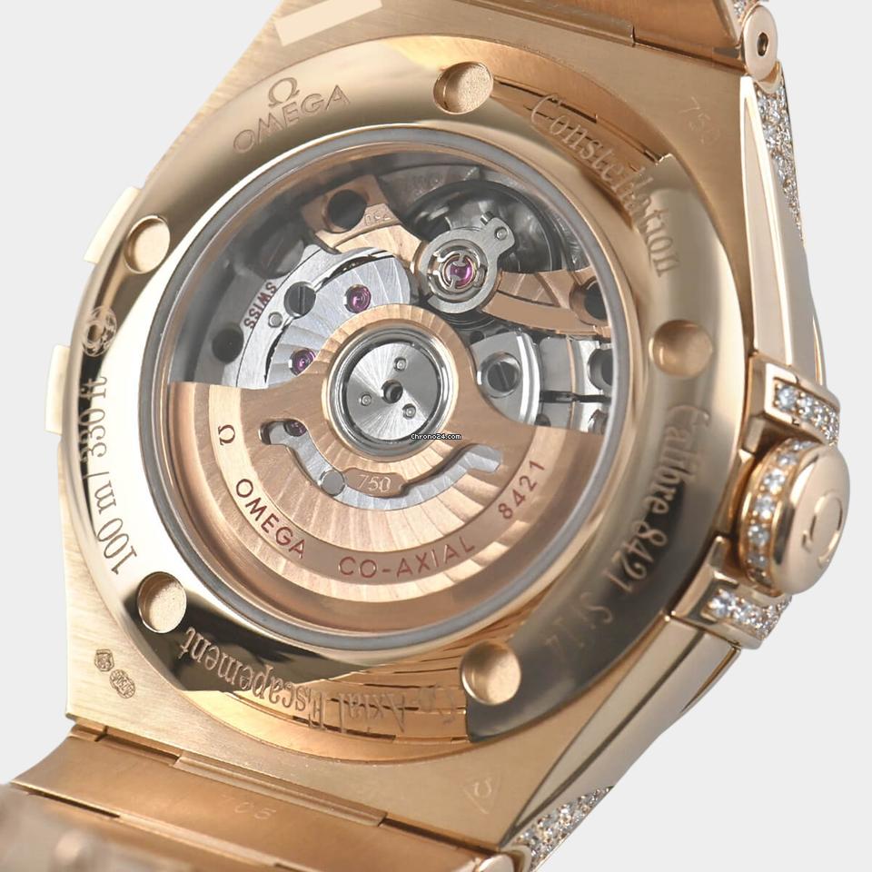 Omega Constellation Ladies Diamonds / Red gold / 31 mm / 123.55.31.20.55.008