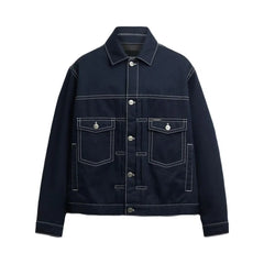 Coach Trucker Jacket Navy Blue