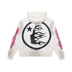 Hellstar Records Glitter Zip Up White