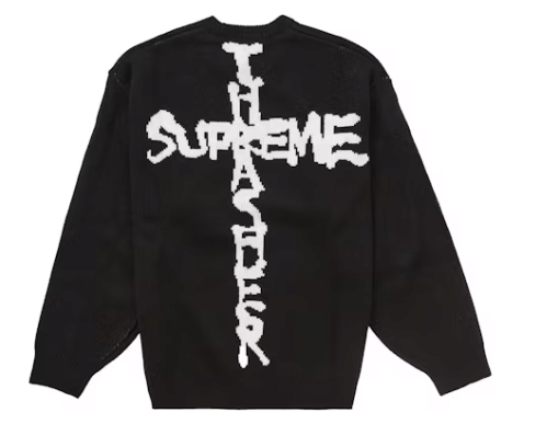 Supreme Thrasher Sweater (FW24) Black