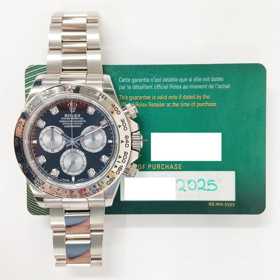 Rolex | Daytona | 126509G | White gold | White gold | Black | Automatic