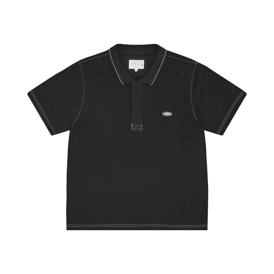 Corteiz Island Polo Black