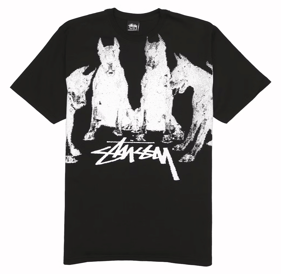 Stussy Doberman T-Shirt Black