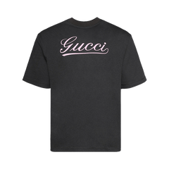 Gucci Script Logo T-Shirt Black