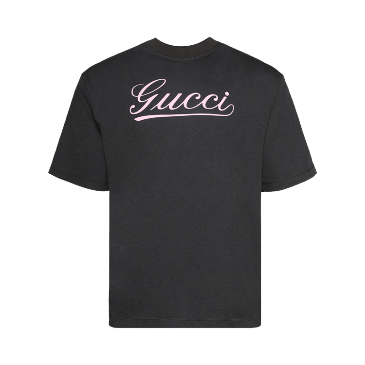 Gucci Script Logo T-Shirt Black