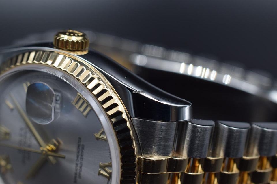 Rolex | Datejust | 116233 | Gold/Steel | 36 mm | Gold/Steel | Grey | Automatic
