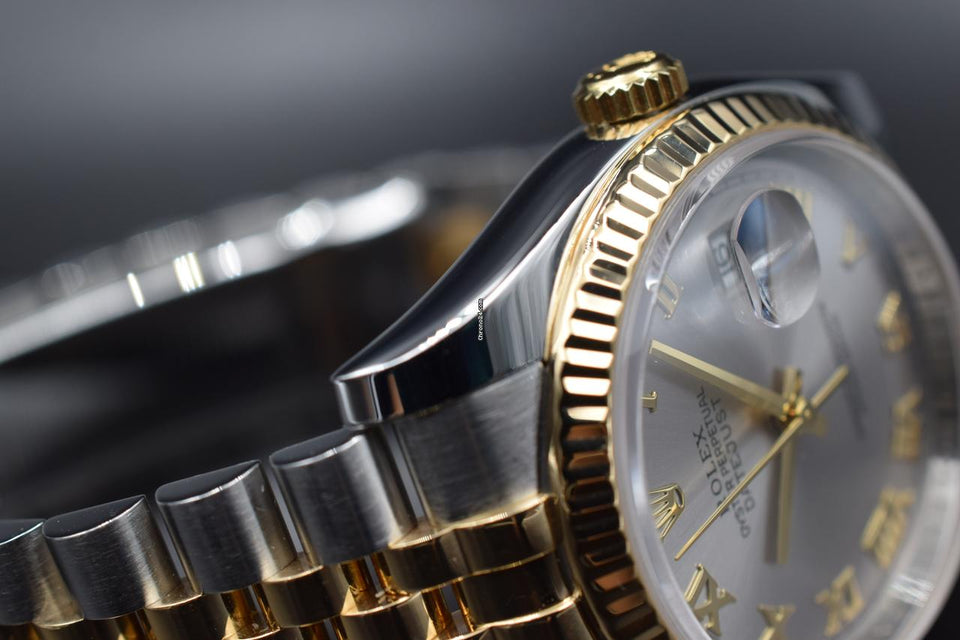 Rolex | Datejust | 116233 | Gold/Steel | 36 mm | Gold/Steel | Grey | Automatic