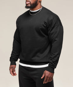 Gymshark Premium Power Crew - Black