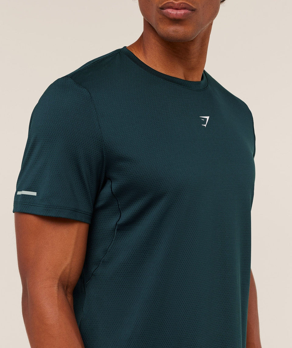 Gymshark Running T-Shirt - Deep Petrol Blue