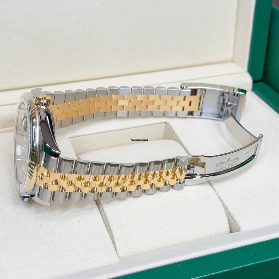 Rolex | Datejust | 126333 | Gold/Steel | 41 x 49 mm | Gold/Steel | Black | Automatic