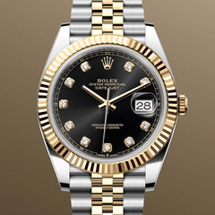 Rolex | Datejust | 126333 | Gold/Steel | 41 x 49 mm | Gold/Steel | Black | Automatic