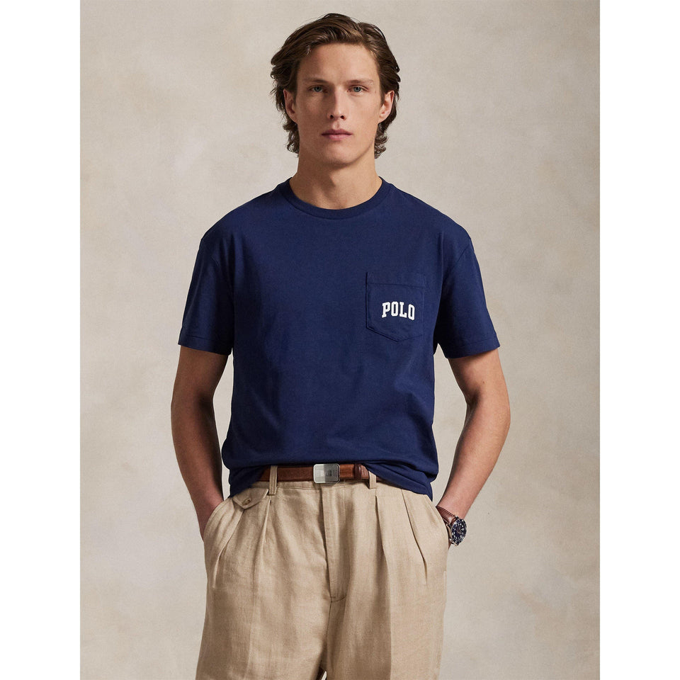 Bear Print Crew Neck T-Shirt