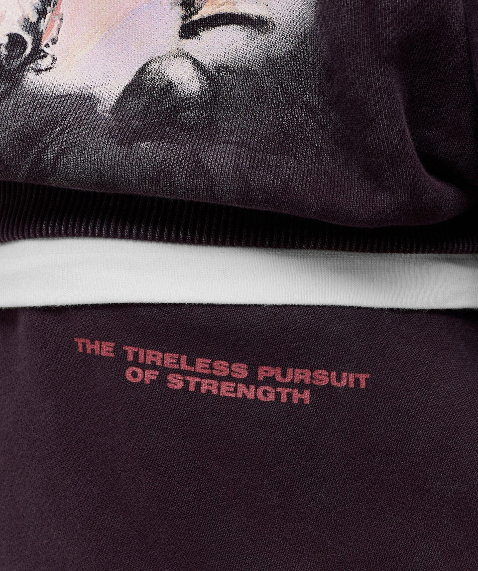 Gymshark Power x Frazetta Graphic Joggers - Asphalt Grey/Plum Brown