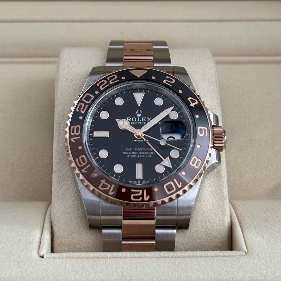 Rolex | GMT-Master II | 126711CHNR | Steel | 40 mm | Gold/Steel | Black | Automatic