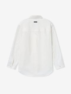 Essentials Cotton Wool Oxford Classic Shirt White